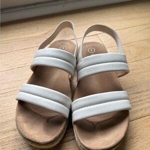 Girls White Sandals